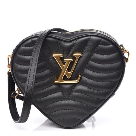 lv heart bag black|lv heart shaped bag.